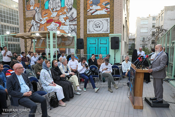 Memorial structure for Gaza martyr journalists unveiled in Tehran