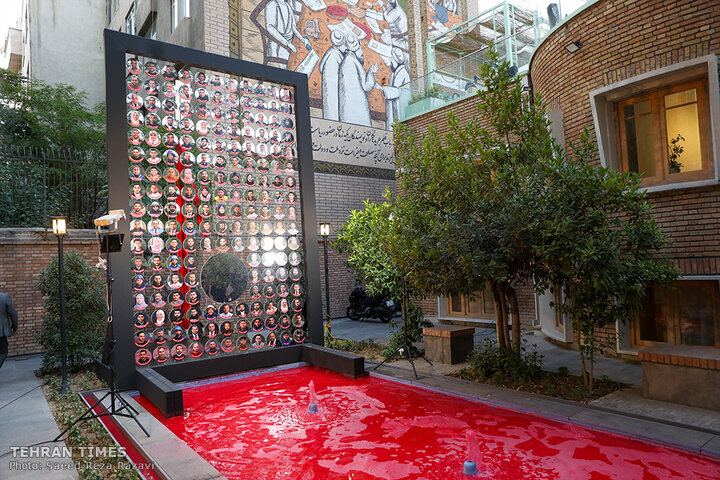 Memorial structure for Gaza martyr journalists unveiled in Tehran