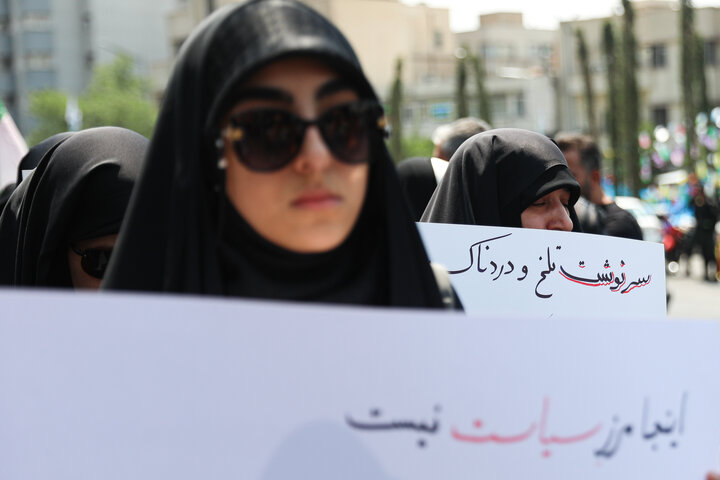 Israelis in shelters, Iranians in the streets