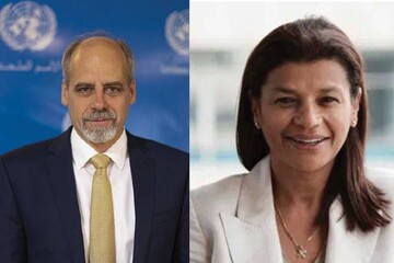 The United Nations Resident Coordinator (UNRC) in Iran, Stefan Priesner, and the British Red Cross chief executive officer, Béatrice Butsana-Sita