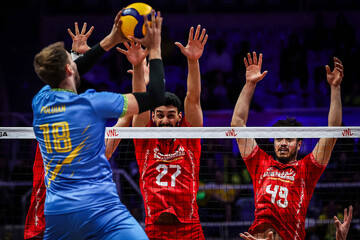 تیم ملی والیبال ایران و اوکراین