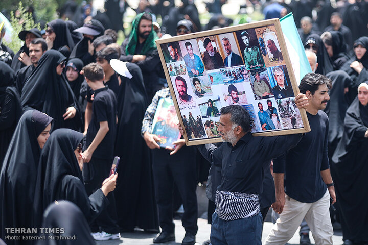 Over a million Iranians mourn fallen scientists, commanders in Tehran funeral