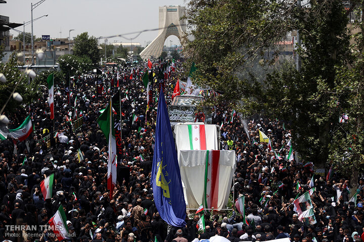 Over a million Iranians mourn fallen scientists, commanders in Tehran funeral