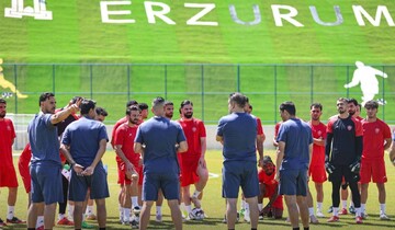 تمرین تیم فوتبال پرسپولیس