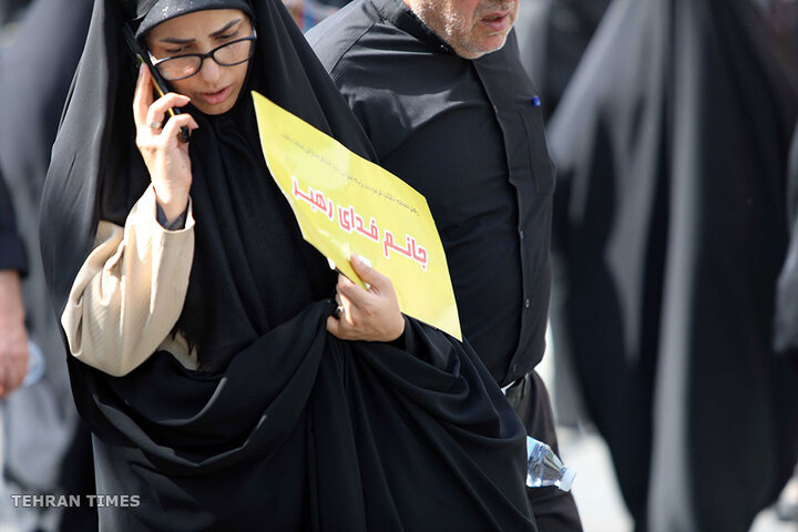 Citizens join Tehran’s commemorative Arbaeen walk
