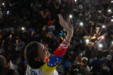 Venezuela's opposition leader Maria Corina Machado