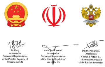 Iran, China, and Russia have once again joined forces to prevent the implementation of pre-JCPOA UN sanctions against Tehran