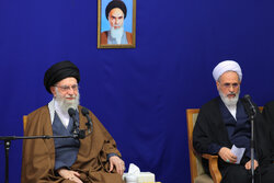 دیدار دست‌اندرکاران کنگره بین‌المللی میرزای نائینی با رهبر معظم انقلاب