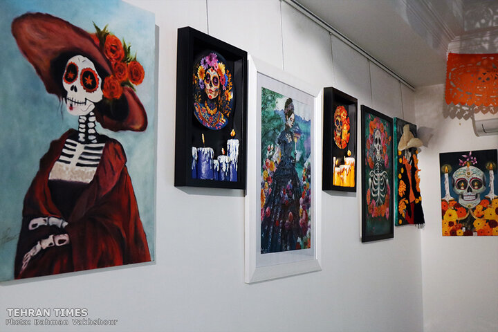 Mexican Embassy in Tehran celebrates Day of the Dead with visual arts exhibition by Iranian artists