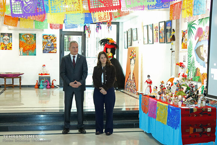 Mexican Embassy in Tehran celebrates Day of the Dead with visual arts exhibition by Iranian artists