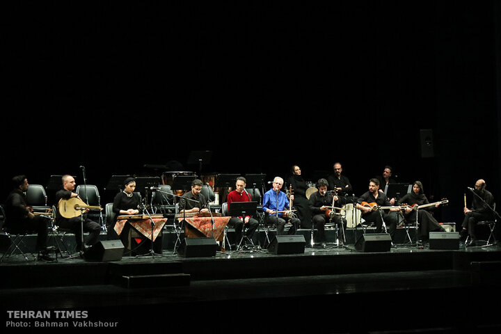 Iran National Orchestra performs at Vahdat Hall