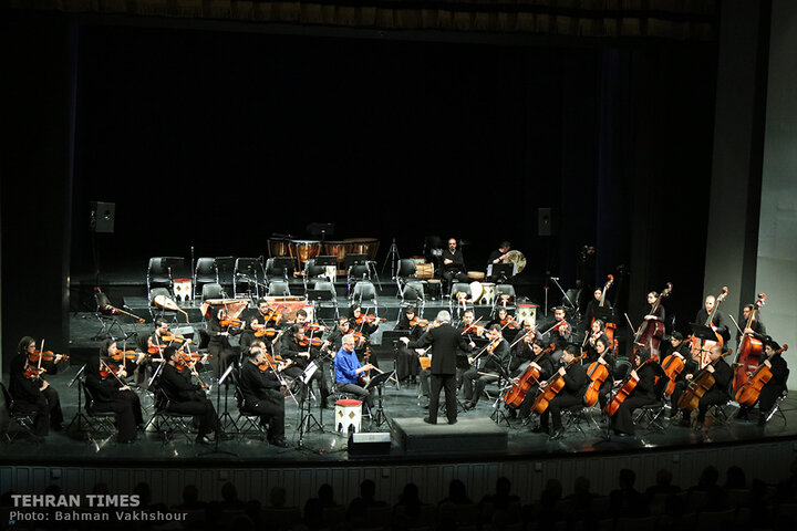 Iran National Orchestra performs at Vahdat Hall
