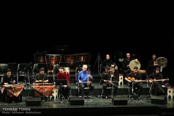 Iran National Orchestra performs at Vahdat Hall