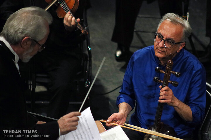 Iran National Orchestra performs at Vahdat Hall