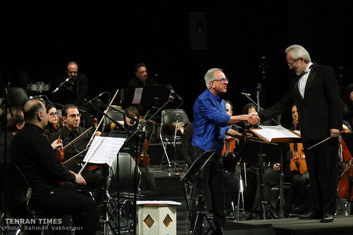 Iran National Orchestra performs at Vahdat Hall