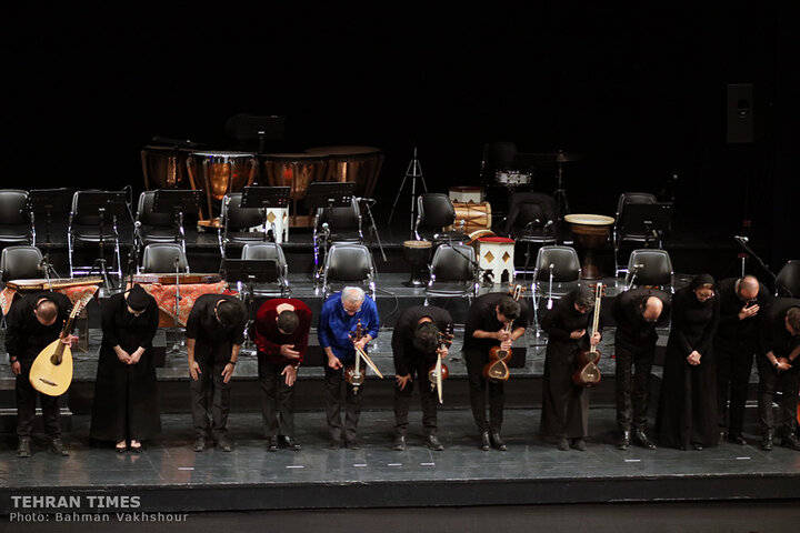 Iran National Orchestra performs at Vahdat Hall