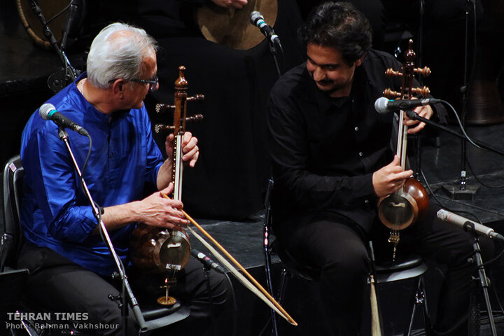 Iran National Orchestra performs at Vahdat Hall