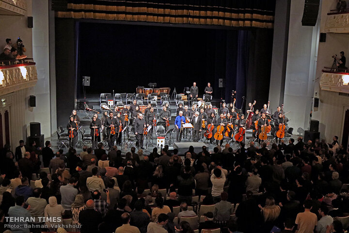Iran National Orchestra performs at Vahdat Hall