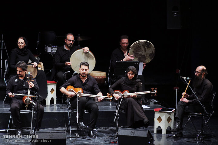 Iran National Orchestra performs at Vahdat Hall