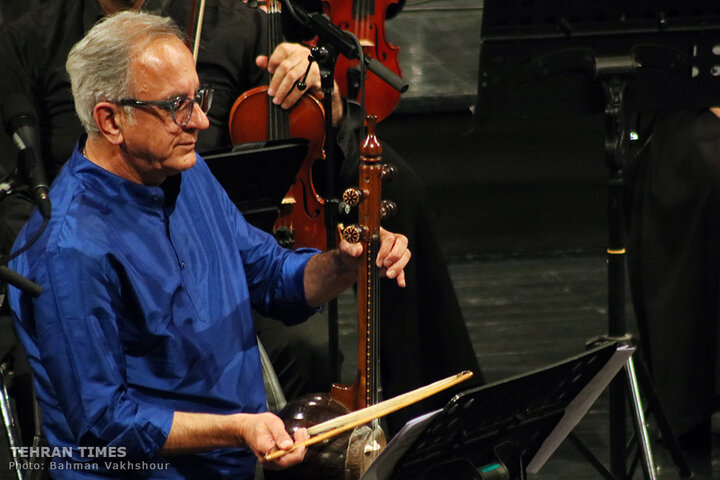 Iran National Orchestra performs at Vahdat Hall