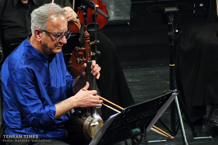 Iran National Orchestra performs at Vahdat Hall