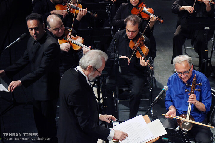 Iran National Orchestra performs at Vahdat Hall