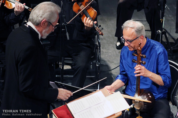 Iran National Orchestra performs at Vahdat Hall