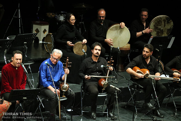Iran National Orchestra performs at Vahdat Hall