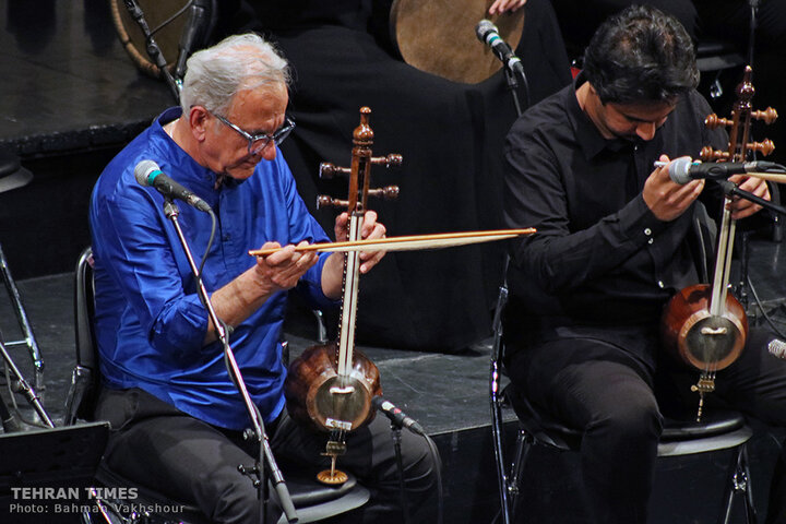 Iran National Orchestra performs at Vahdat Hall