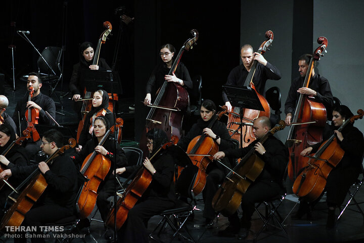 Iran National Orchestra performs at Vahdat Hall