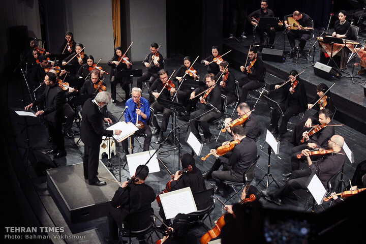 Iran National Orchestra performs at Vahdat Hall