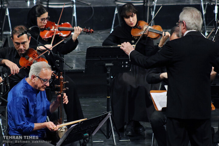 Iran National Orchestra performs at Vahdat Hall
