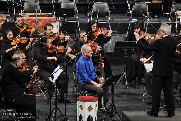 Iran National Orchestra performs at Vahdat Hall