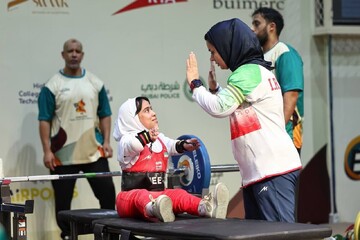 Iranian para powerlifter Zahra Pouladi