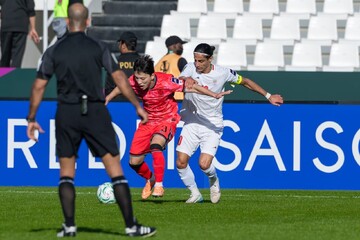 بازی تیم فوتبال امید ایران و کره جنوبی