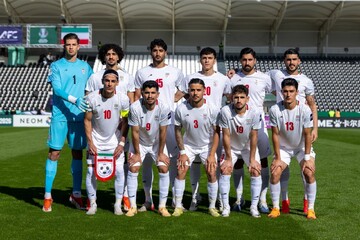 بازی تیم فوتبال امید ایران و کره جنوبی