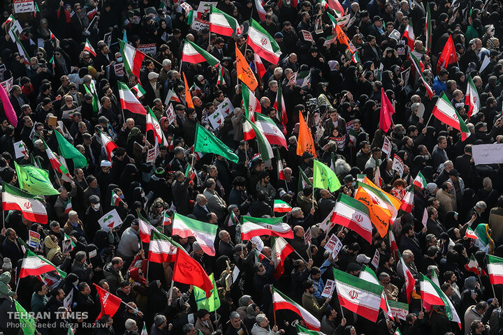Nationwide rallies supporting the gov., denouncing riots, terror attacks