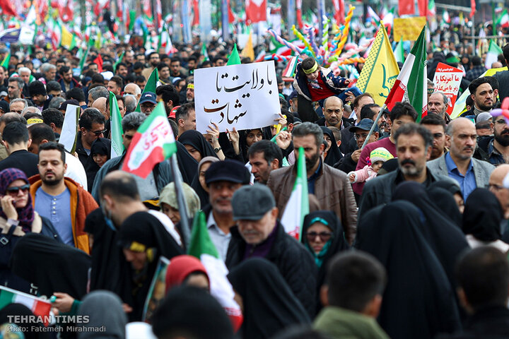Bahman 22 rallies in photos