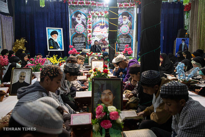 Quran recitation ceremony in kashmir