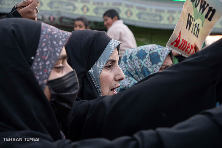 Kashmiris condemns US-Israeli aggression against Iran