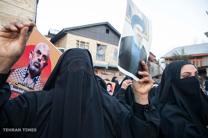 Kashmiris condemns US-Israeli aggression against Iran