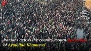 Iranians across the country mourn martyrdom of Ayatollah Khamenei