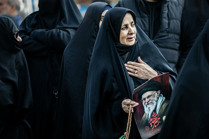 Mass funeral in Tehran honors commanders and civilians martyred at start of war