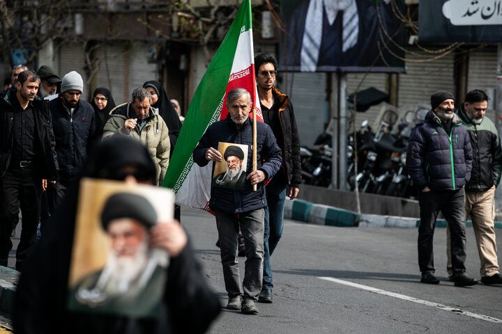 Mass funeral in Tehran honors commanders and civilians martyred at start of war