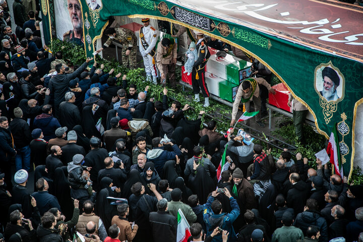 Mass funeral in Tehran honors commanders and civilians martyred at start of war