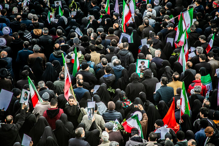 Mass funeral in Tehran honors commanders and civilians martyred at start of war