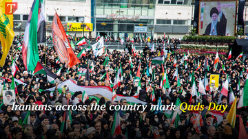 Iranians across the country mark Quds Day