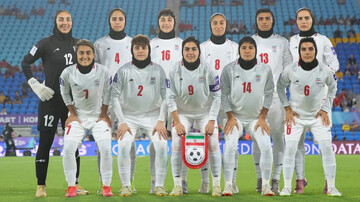 Iranian female footballers