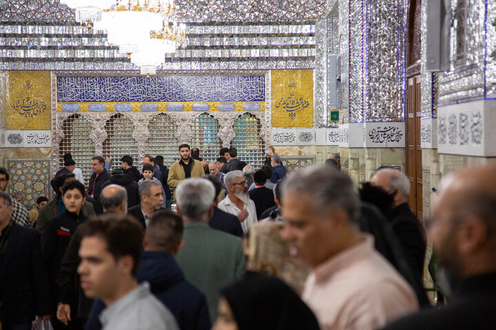Imam Reza shrine hosts pilgrims on New Year