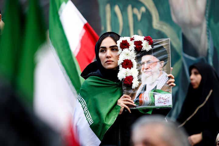 People attend Nowruz ceremony at Enqelab Square